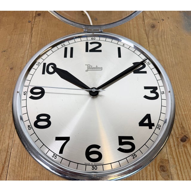 Vintage German Electric Wall Clock from Palmtag, 1960s For Sale - Image 18 of 18