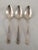 1940s Vintage Silver Plate Table Spoons - Set of 3 For Sale - Image 5 of 5