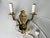 Vintage Rococo Two-Arm Wall Lamp in Brass from Polam-Meos For Sale - Image 10 of 10