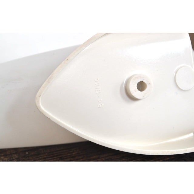 Cream Vintage Bakelite Wall Light in Milk Glass from Bo-Niko, 1960s For Sale - Image 8 of 10