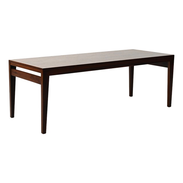 Rosewood Coffee Table by Severin Hansen for Haslev Møbelsnedkeri, 1960s For Sale