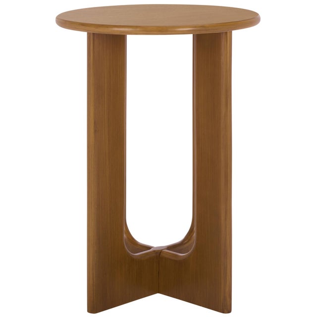 Chestnut Ashanka End Table in Walnut For Sale - Image 8 of 8