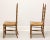 Cape Ann Chairs Maple Ladder Back Dining Side Chairs With Rush Seats - Pair A For Sale In Charlotte - Image 6 of 11