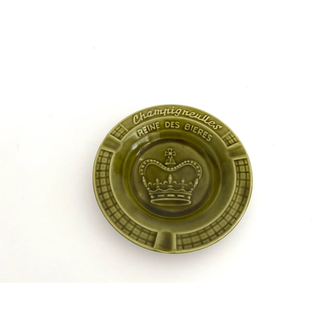 French French Champignuelles Promotional Ashtray For Sale - Image 3 of 6