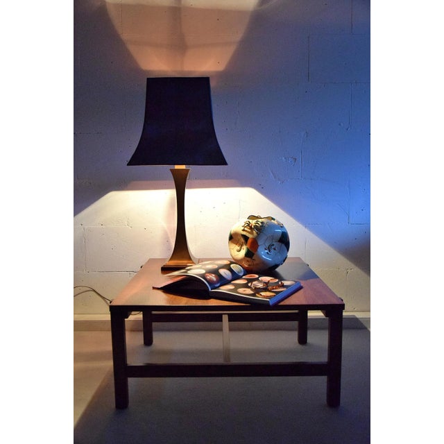 Maison Jansen Brass Table Lamp by Maison Jansen, 1960s For Sale - Image 4 of 10