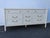 Thomasville Hollywood Regency Faux Bamboo Painted Long Sideboard Dresser 6645 For Sale - Image 13 of 18