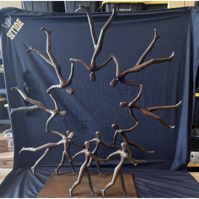 Tolla Inbar, Circle of Life - Bronze Figurative Sculpture For Sale In West Palm - Image 6 of 8
