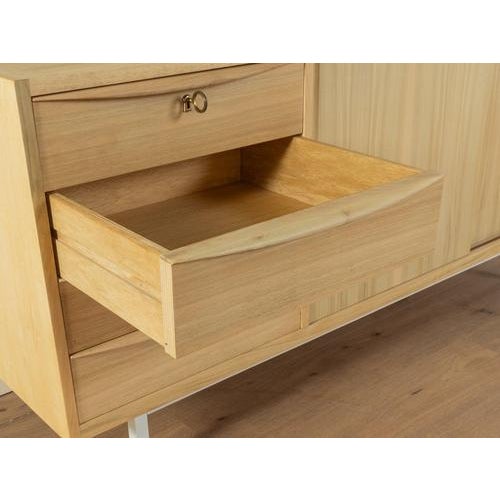 Vintage Beige Wooden Sideboard, 1950s For Sale - Image 6 of 9