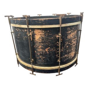 Antique Wooden Drum 1920's - Large 26" - Leedy