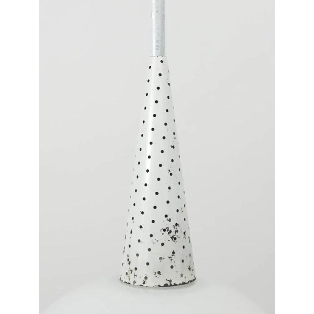 Perforated Pendant Lamp attributed to Mathieu Matégo, France, 1950s For Sale - Image 6 of 11