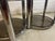 1970s Chrome & Smoked Glass Oval Coffee Table, Paul Mayen Style - Interlocking Ring Base For Sale - Image 4 of 7