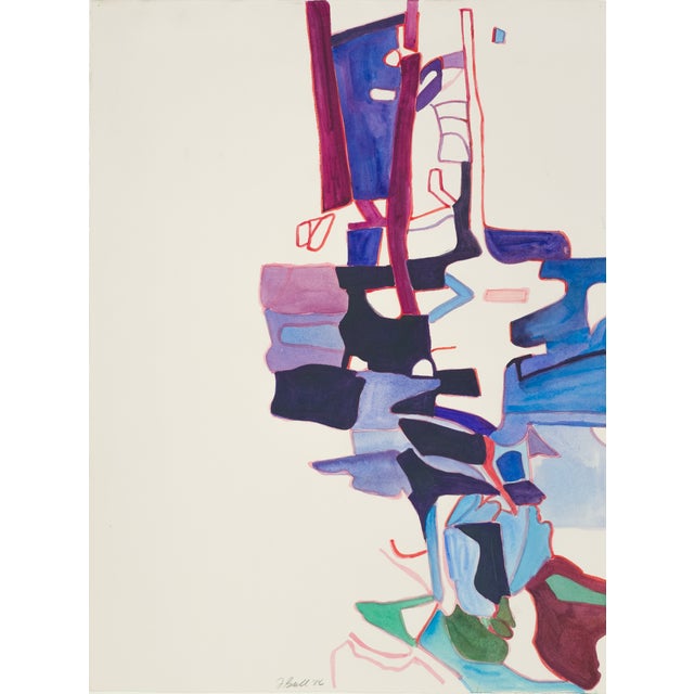 Vertical Passage* Fran Bull, c. 1986 Vertical Passage by Fran Bull uses line, color blocking, and open space to create a...