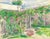 Grace Spongberg (American, 1906-1992) oil pastel on paper, estate stamp on reverse. Not marked as Hawaii, but found in a...