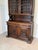 Antique Carved Oak Display Cabinet with Barley Twist Columns For Sale - Image 6 of 7