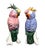 Hollywood Regency Pair of Italian Chelsea House Vintage Hand-Painted Ceramic Cockatoo Parrot Figures – Hollywood Regency / Tropical Revival For Sale - Image 3 of 12