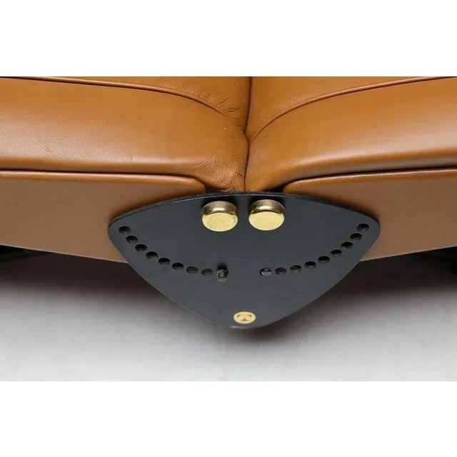 Sofa D70 in Cuoio Leather by Osvaldo Borsani for Tecno, 2006 For Sale - Image 11 of 13