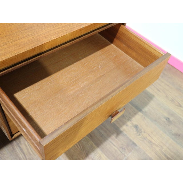 1960s Mid Century Modern Vintage Teak Vanity Desk Dresser by G Plan Kofod Larsen For Sale - Image 14 of 14