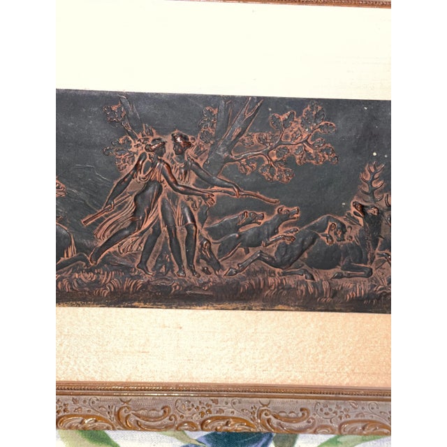Art Nouveau Antique Early 19th Century Framed Copper Plate Engraving For Sale - Image 3 of 5