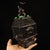 This is a finely crafted wooden cricket cage, constructed from dark, polished ebony wood. The cage features a square,...