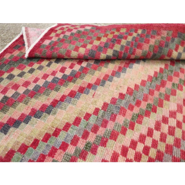 Galerie Shabab Collection Mid-20th Century Handmade Turkish Anatolian Throw Rug For Sale - Image 10 of 10
