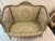 Vintage French Louis XV Style Painted Bergère Settee For Sale - Image 14 of 15