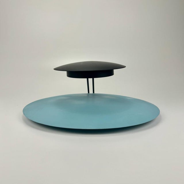 Postmodern Vintage Flush Mount by Luciano Cesaro for Tre Ci Luce, Italy, 1980s For Sale - Image 3 of 12