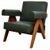 053 Capitol Complex Armchair in Teak and Green Leather by Pierre Jeanneret for Cassina For Sale - Image 16 of 16