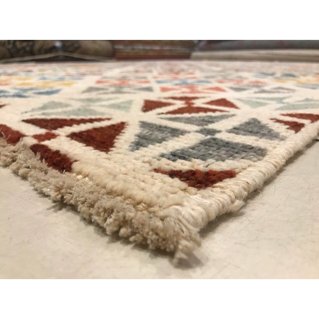 Vintage Handmade Woolen Rug For Sale - Image 13 of 16