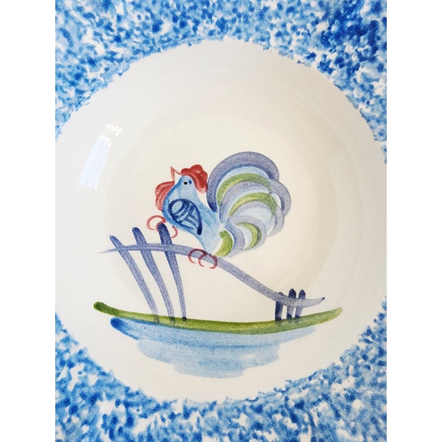 Vintage Los Angeles Pottery Laurie Gates Rooster Bowls-Set of 4 For Sale In New York - Image 6 of 12