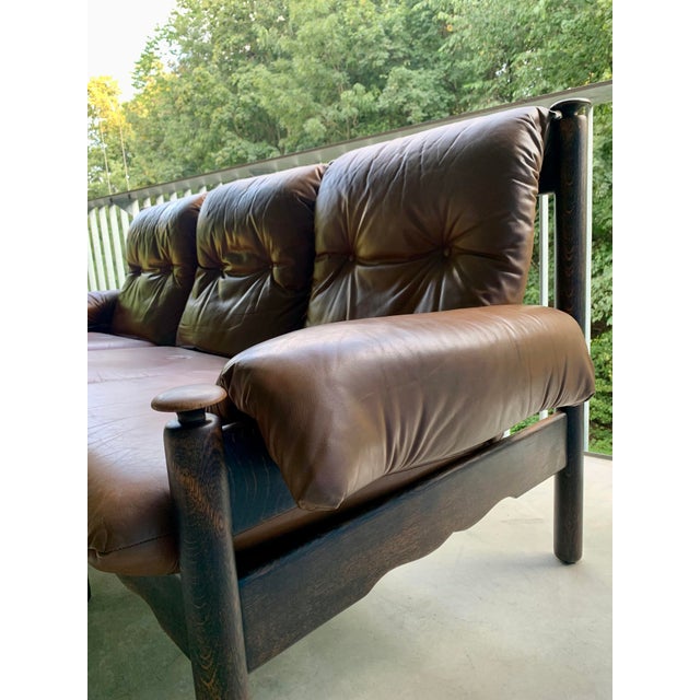 Brutalist Mid-Century Brutalist Sofa in the style of Sergio Rodrigues, 1960s For Sale - Image 3 of 18