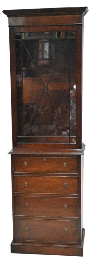 Georgian Bookcase Display Cabinet