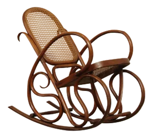Thonet Antique Bentwood Rocker Childs Rocking Chair