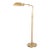 Late 20th Century Casella Style Bronzed Swing Arm Pharmacy Floor Lamp For Sale