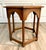 1960s Vintage Hexagonal Traditional Side Table With Burl Wood Top For Sale - Image 5 of 12