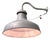Large Vintage Industrial Wall Light in Grey Metal, 1950 For Sale