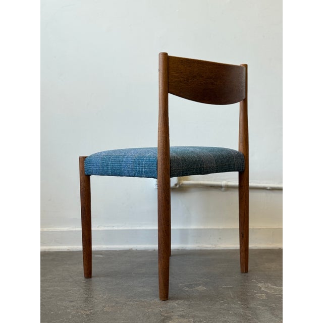 Stunning Tweed and Teak side chair with Scandinavian roots and some mid century magic. In great condition, newly...