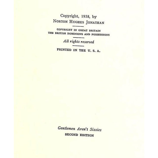 A Modern Guidebook For The Young Man About Town Who Wants To Know His Way Around JONATHAN, Norton Hughes [204] pp. The...