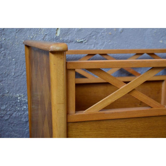 Bohemian Wooden Children's Bed, 1960s For Sale - Image 6 of 17