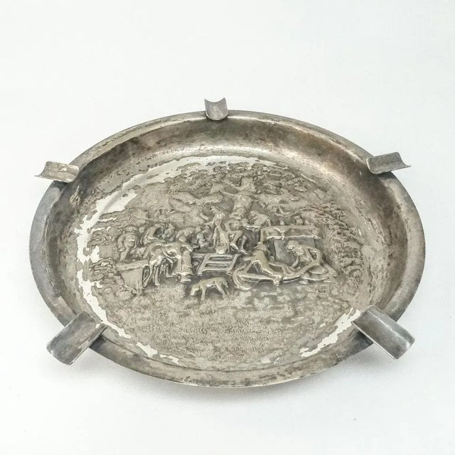 Art Nouveau Style Ashtray, Belgium, 1950s For Sale - Image 4 of 7