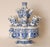 Ceramic Royal Delft Tulip Vase Tulpiere Blue and White Earthenware Spouted Vase Dragon Handles For Sale - Image 7 of 15