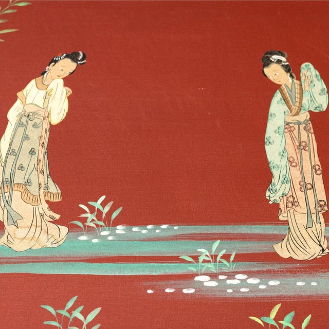 Mid-Century Modern Dining Table & Six Chairs by Umberto Mascagni, Italian, 1950 For Sale - Image 6 of 13