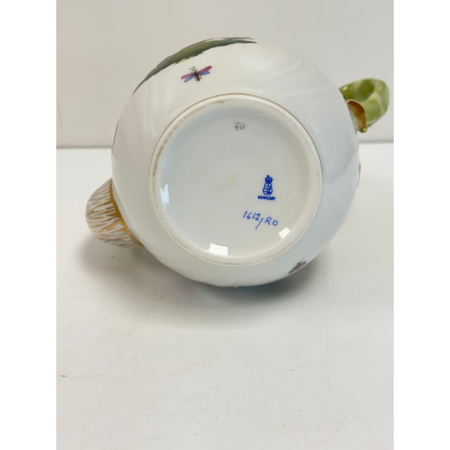 Antique White 1990s Herend Rothschild Bird Coffee Pot, Creamer and Mini (Sugar) Tureen - Set of 3 For Sale - Image 8 of 18