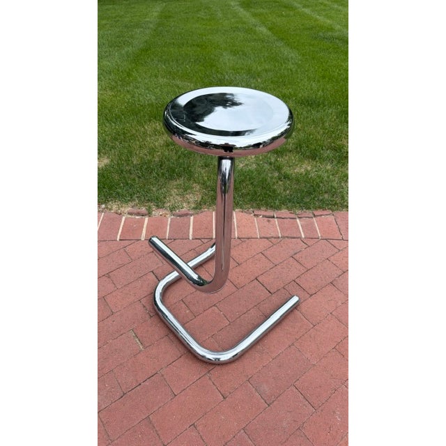 1970s Kinetics "Paperclip" Bar Stool, Model K700, Canada, 1970s For Sale - Image 5 of 8