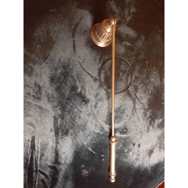 GORGEOUS VTG Silverplated 12" Candle Snuffer. This vintage candle snuffer is a must-have for any collector or lover of...
