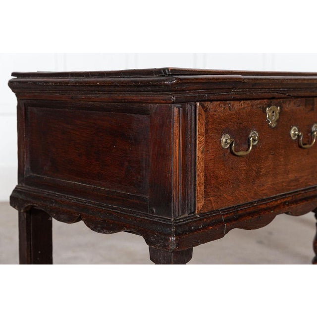 English Vernacular Oak Dresser Base, 1750s For Sale - Image 10 of 17