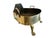 French Country Vintage Brass Cauldron Brazier or Planter For Sale - Image 3 of 11