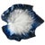 Vintage Blue Leaf-Shaped Dish in Ceramic, 1950s For Sale - Image 10 of 10