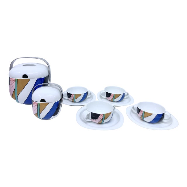 Dinnerware Form Suomi byTimo Sarpaneva and Brigitte Döge for Rosenthal, 1980s, Set of 10 For Sale