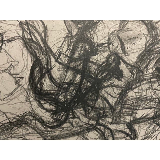 Abstract 1970s Richard Snyder Abstract Drawing For Sale - Image 3 of 3