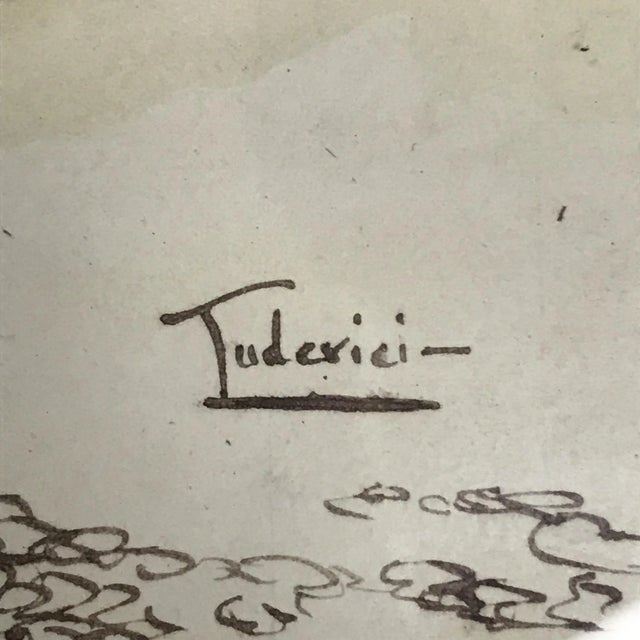 English Late 19th Century Early Framed British Watercolor Stagecoach Scene Painting, Signed For Sale - Image 3 of 5